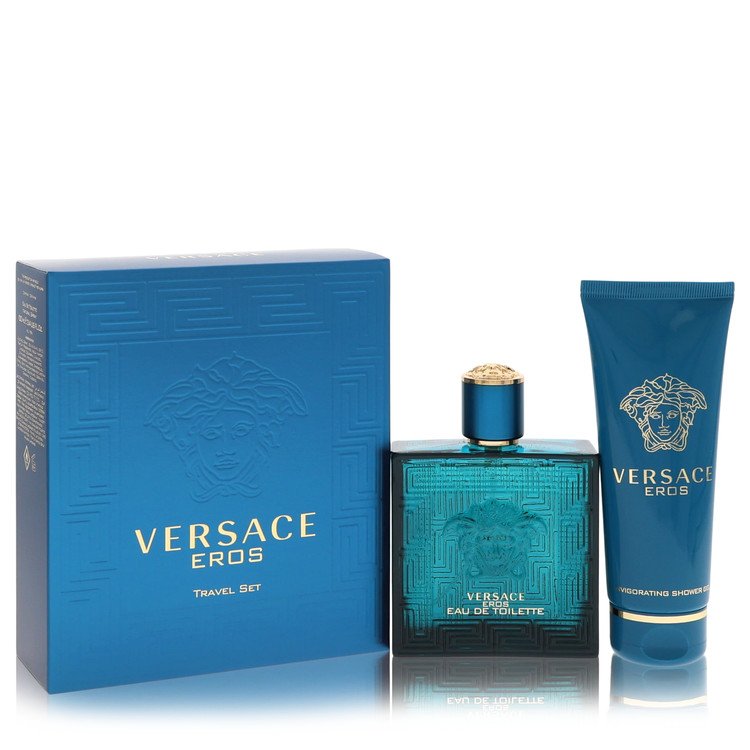 Versace Eros — -- Gift Set - 3.4 oz Eau De Toilette Spray + 3.4 oz Shower Gel